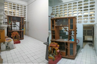 ขายอาคารพาณิชย์ 3 ชั้น ถนนพระแท่นตำบลท่าเรือ อำเภอท่ามะกาจังหวัดกาญจนบุรี ติดถนน 6 เลน ภาพห้องโถง