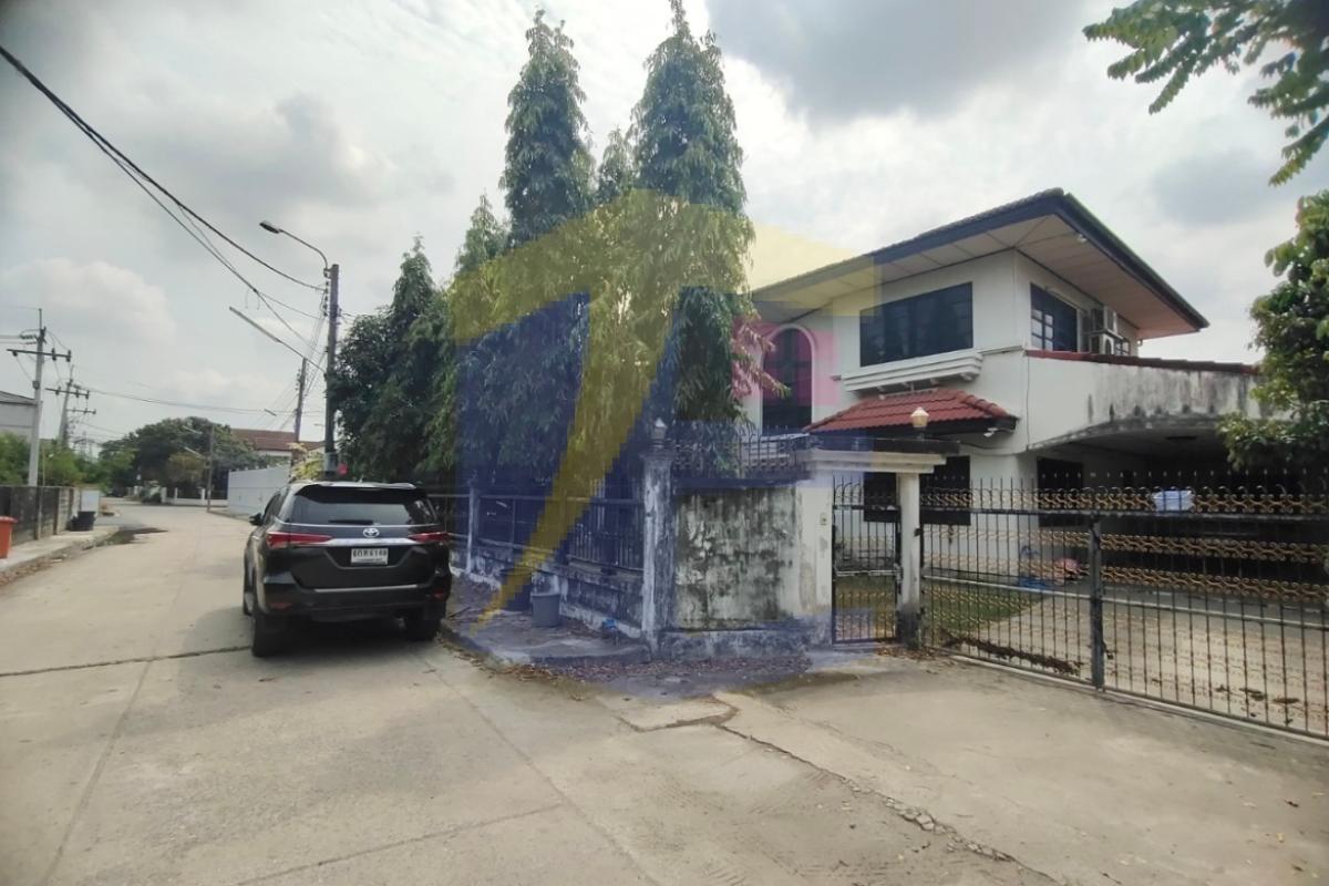บ้านเดี่ยวประชาชื่น ติวานนท์-สามัคคี หลังมุม ทำเลดี พื้นที่ว่างกว้าง สร้างบ้านได้เป็นหลัง ใกล้จุดขึ้น-ลงทางด่วน