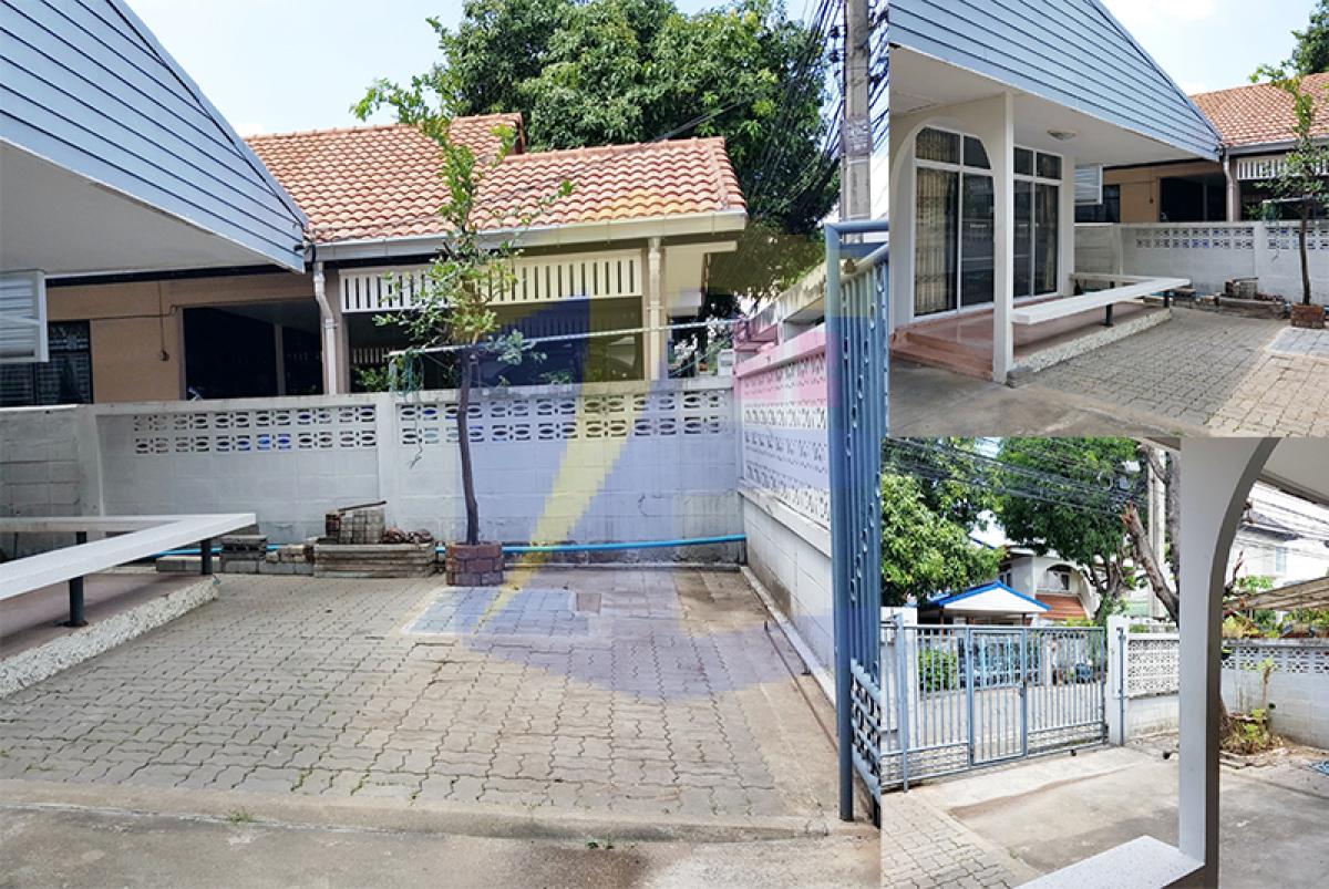 บ้านเดี่ยว เรวดี 49 ตลาดขวัญ  ชั้นเดียว เนื้อที่ 54 ตรว. 3 ห้องนอน 2 ห้องน้ำ แอร์
