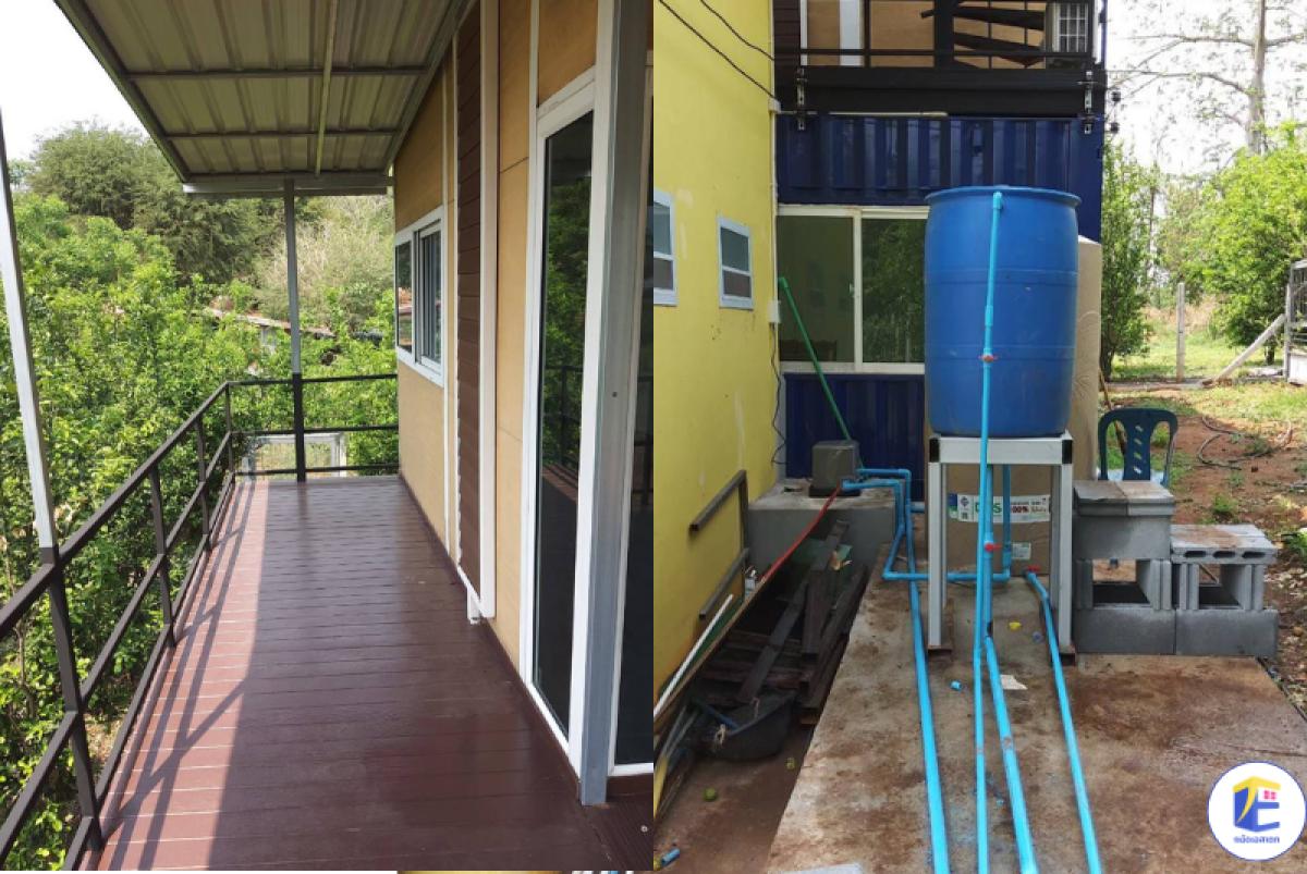 บ้านพักตากอากาศริมน้ำ พร้อมที่ดินสวนเกษตรเกือบ 8 ไร่ โอบล้อมด้วยวิวเขาช่องสะเดา กาญจนบุรี